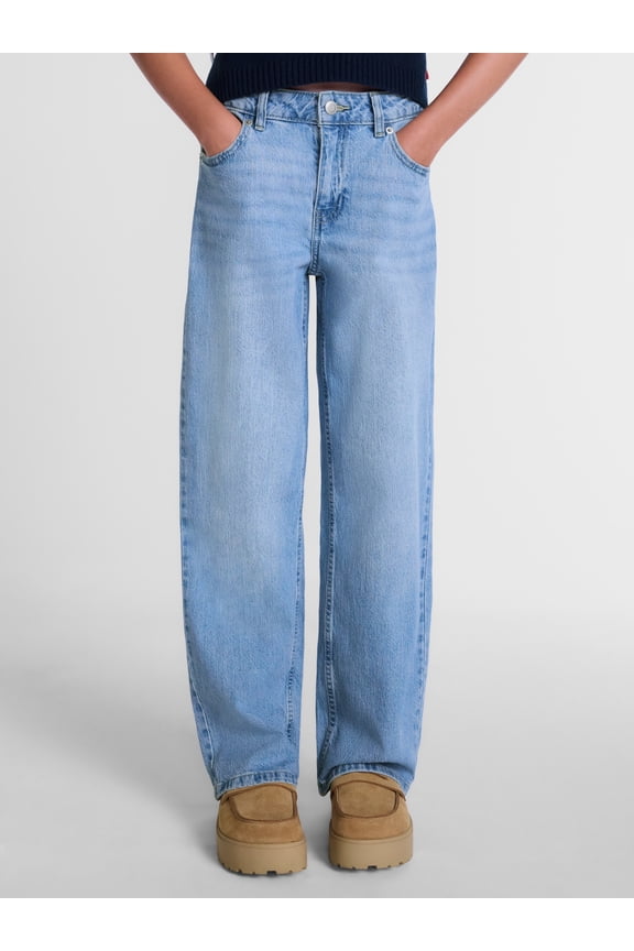 Girls Baggy Straight Pant, Sizes 4-18