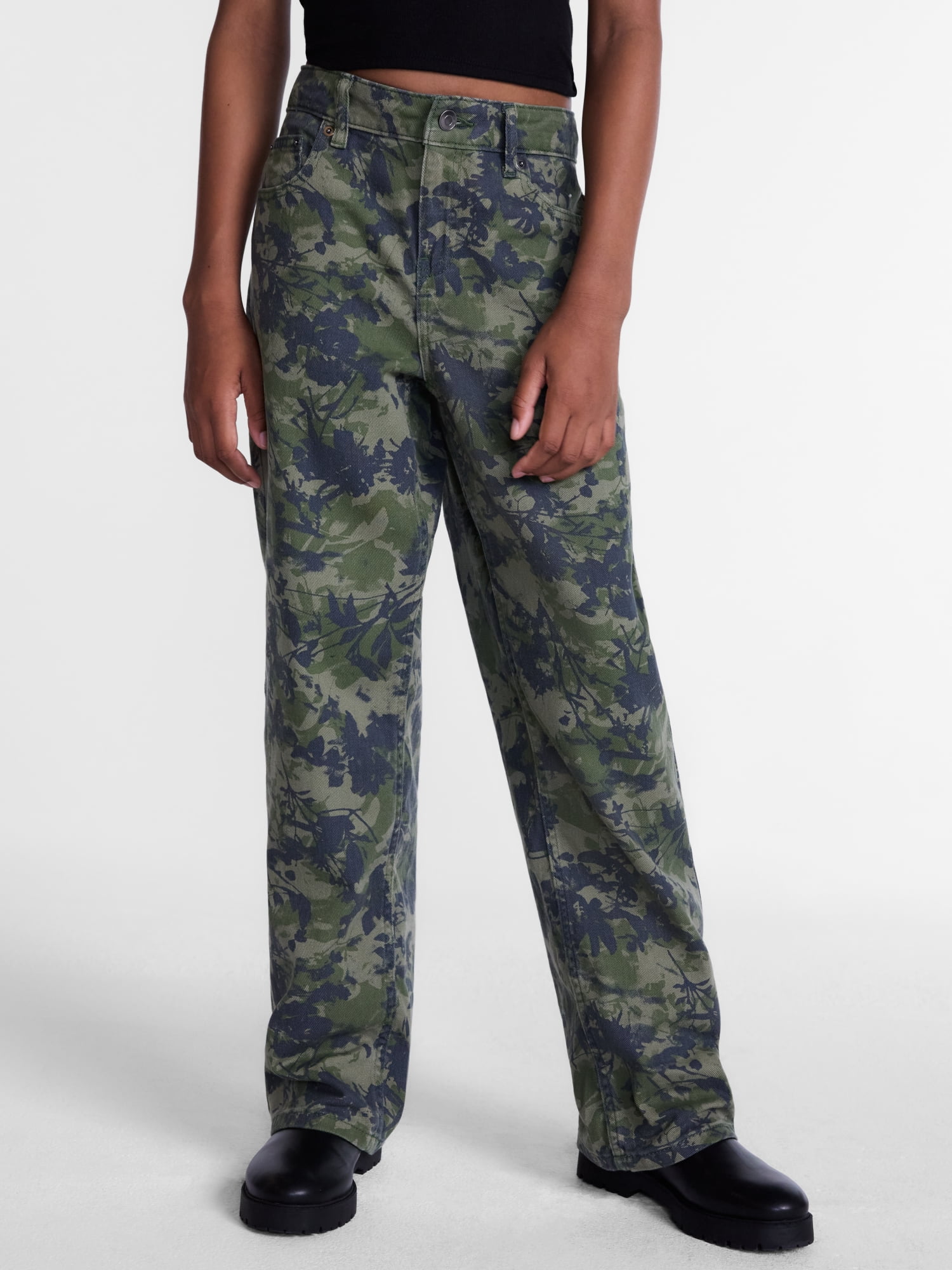 Weekend Academy Girls Baggy Straight Pant, Sizes 4-18