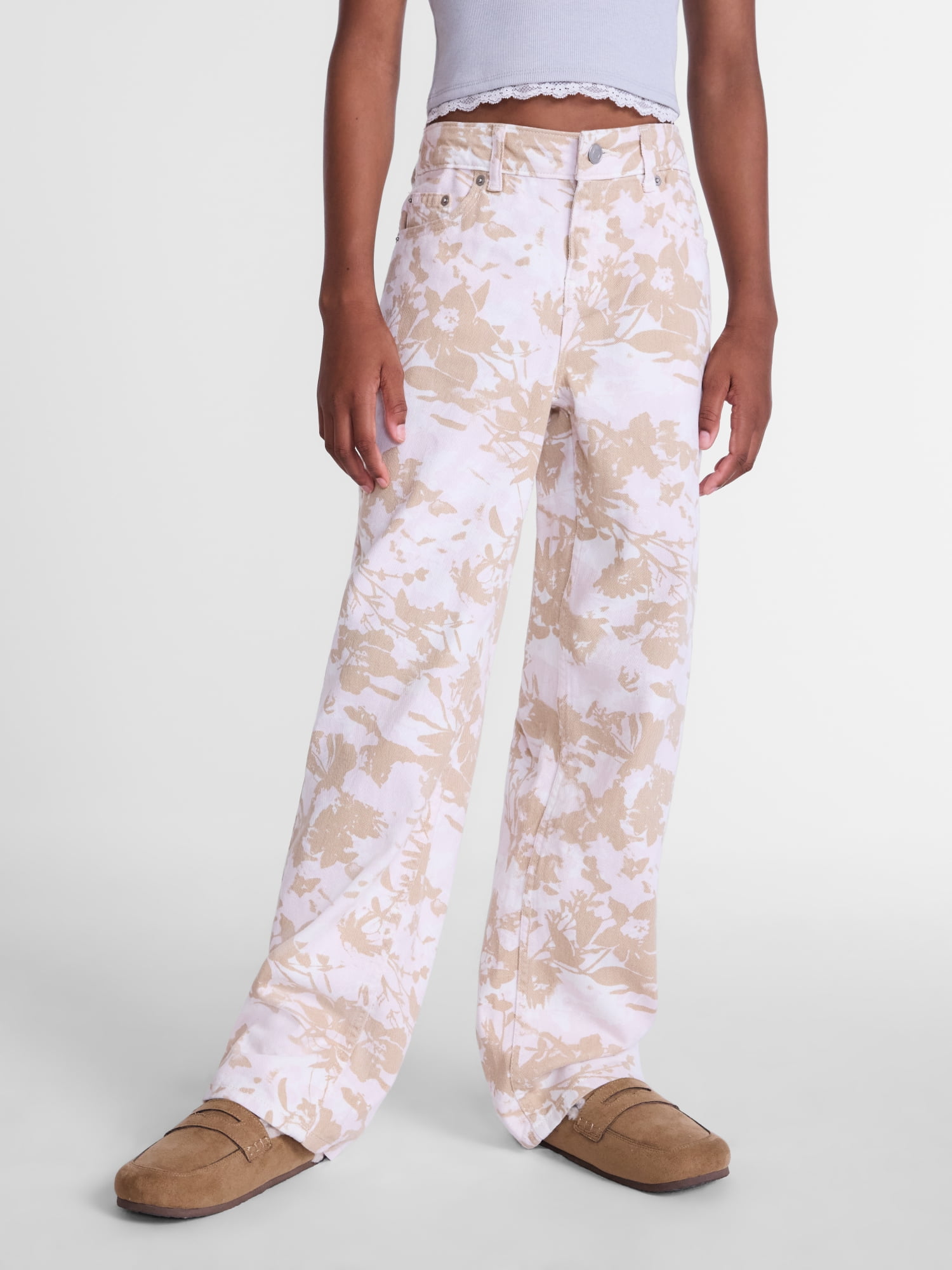 Weekend Academy Girls Baggy Straight Pant, Sizes 4-18