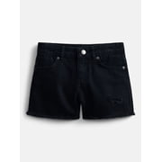 Girls Denim Cutoff Shorts, Sizes 4-18