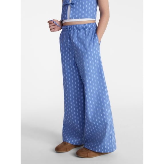 Weekend Academy Girls Easy Cotton Pants, Sizes 4-18
