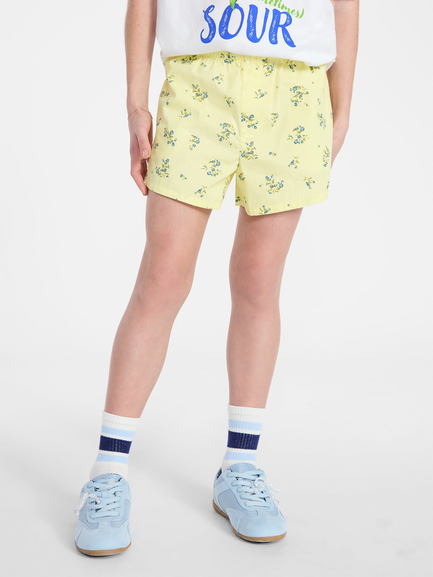 Weekend Academy Girls Cotton Pull-On Shorts, Sizes 4-18