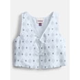 thumbnail image 1 of Weekend Academy Girls Printed Bow Cotton Vest, Sizes 4-18, 1 of 3