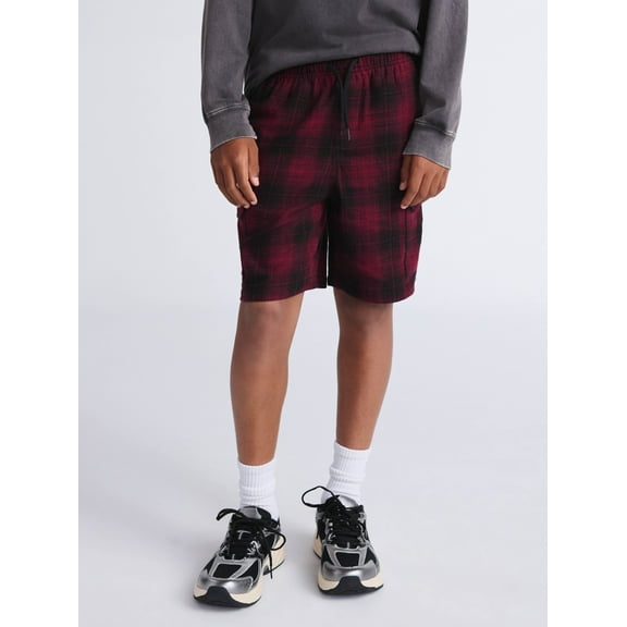 Weekend Academy Boys Flannel Cargo Shorts, Sizes 4-18