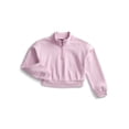 thumbnail image 1 of Weekend Academy Girls Fleece Quarter Zip Sweater, Sizes 4-18, 1 of 3