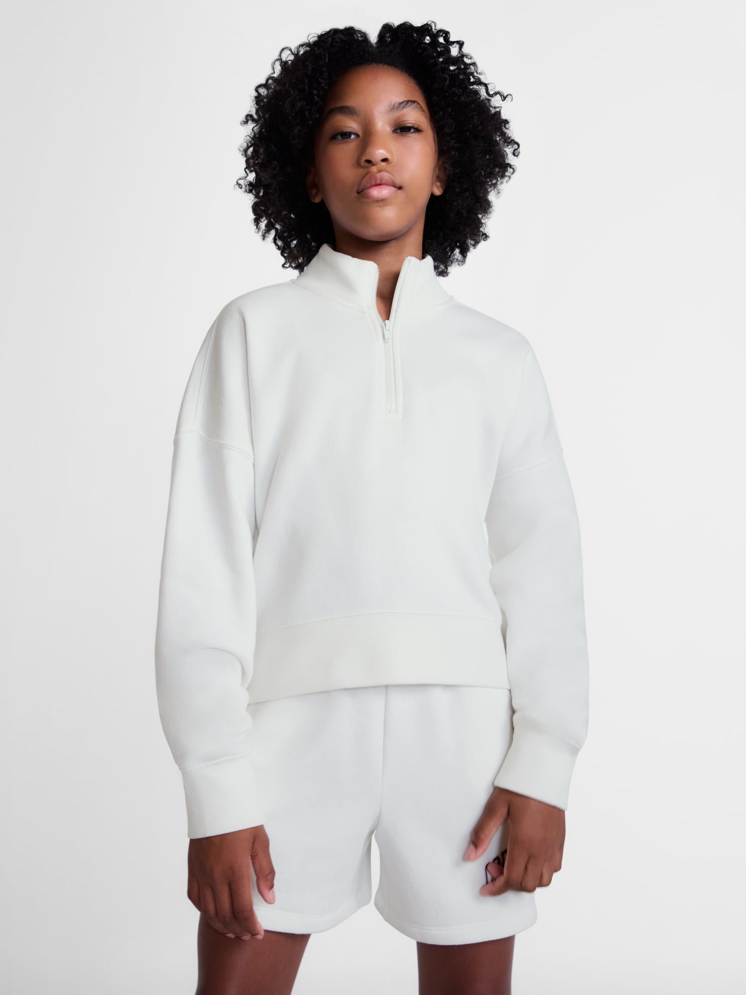Weekend Academy Girls Fleece Quarter Zip, Sizes 4-18