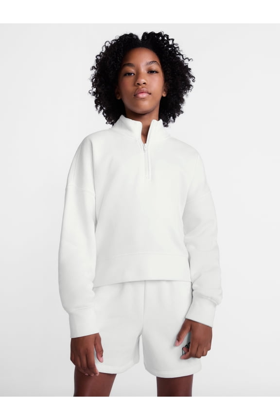 Girls Fleece Quarter Zip, Sizes 4-18