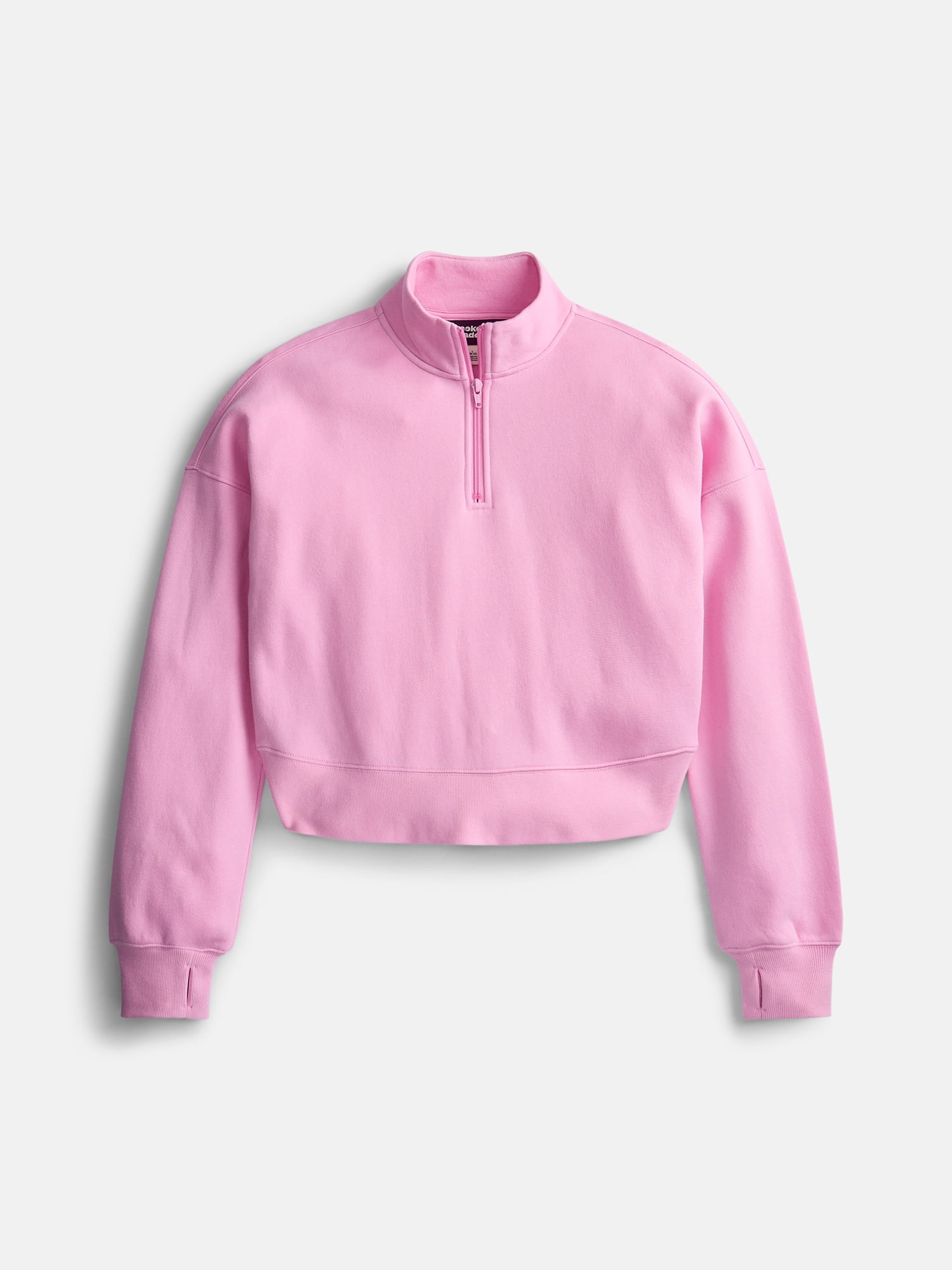 Weekend Academy Girls Fleece Quarter Zip Sweater, Sizes 4-18