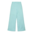 thumbnail image 1 of Weekend Academy Girls Rolled Waist Fleece Sweatpants, Sizes 4-18, 1 of 3