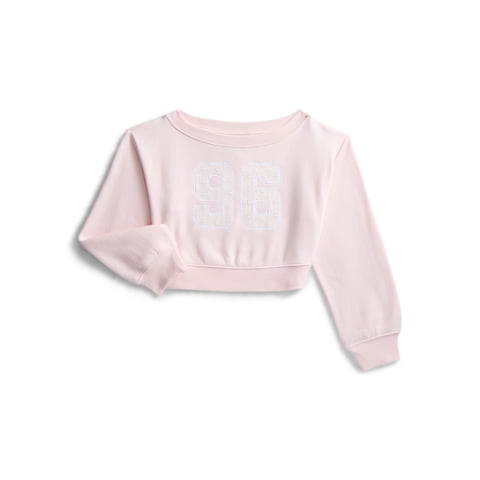 Girls Fleece Sweatshirt with Long Sleeves, Sizes 4-18