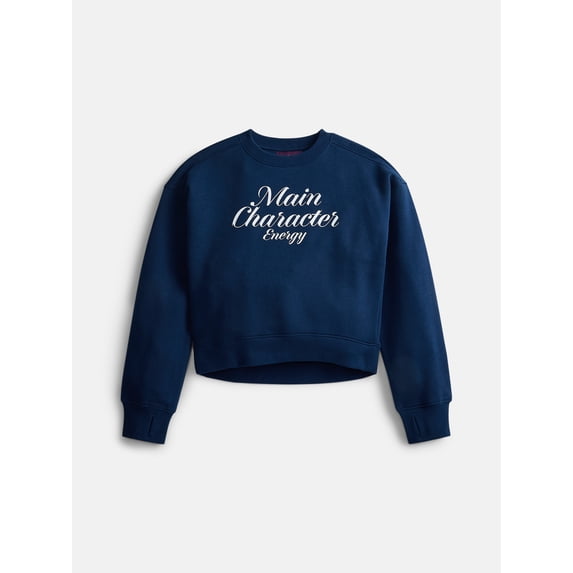 Weekend Academy Girls Fleece Sweatshirt, Sizes 4-18