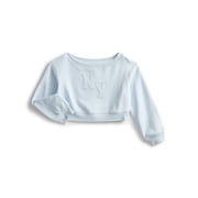 Weekend Academy Girls Fleece Sweatshirt with Long Sleeves, Sizes 4-18