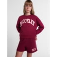thumbnail image 1 of Weekend Academy Girls Graphic Print Fleece Sweatshirt, Sizes 4-18, 1 of 5