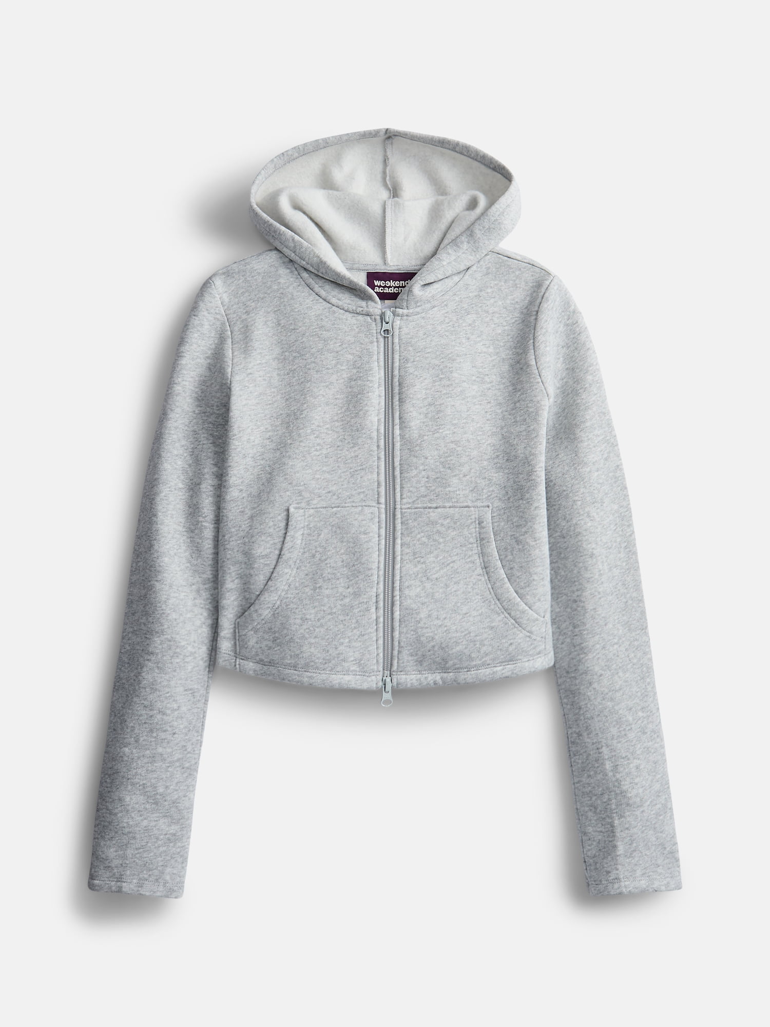 Weekend Academy Girls Zip Up Fleece Hoodie, Sizes 4-18