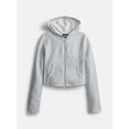 thumbnail image 1 of Weekend Academy Girls Zip Up Fleece Hoodie, Sizes 4-18, 1 of 4