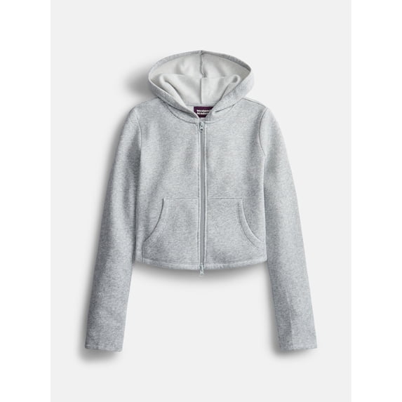 Weekend Academy Girls Zip Up Fleece Hoodie, Sizes 4-18