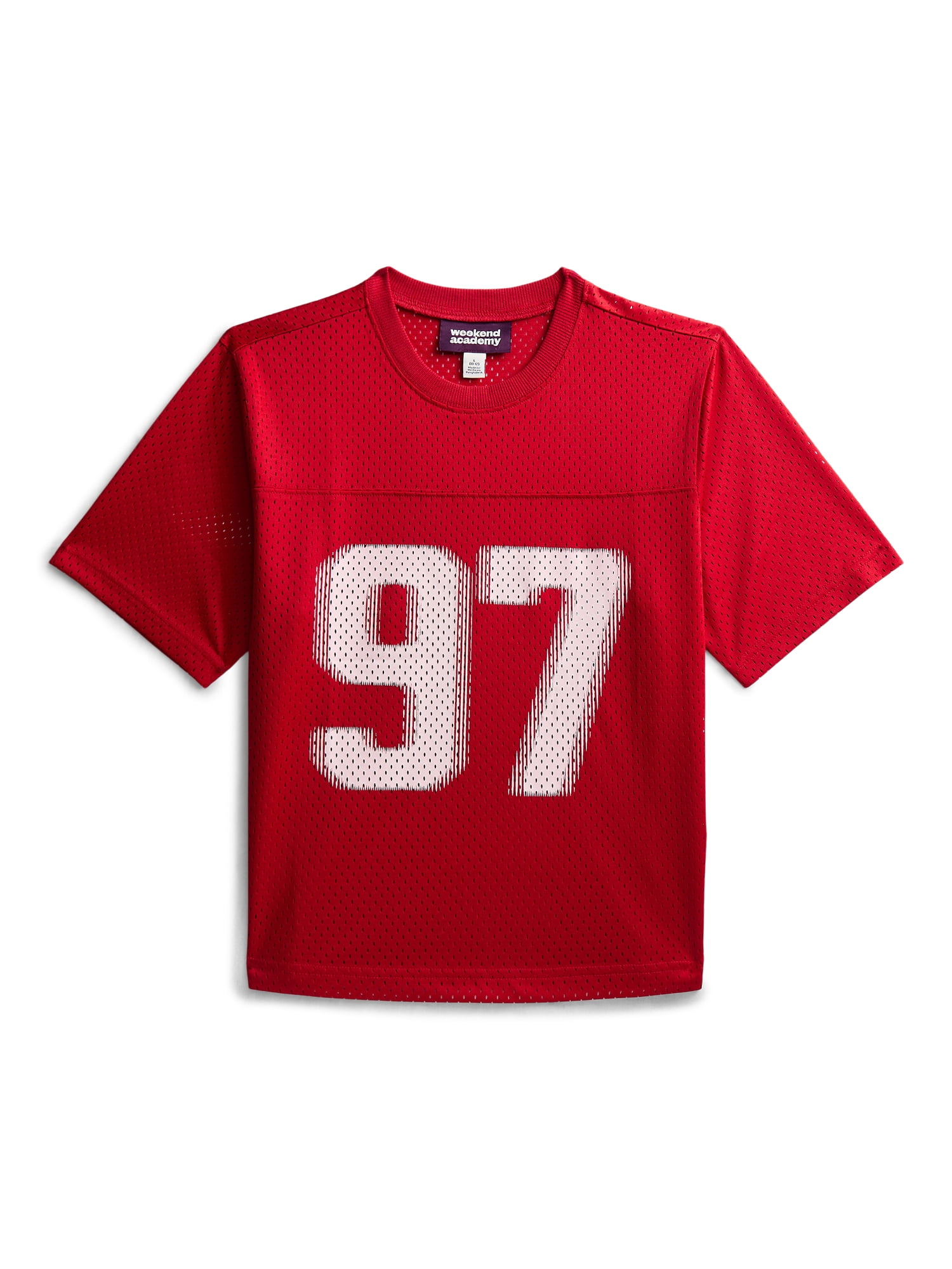 Weekend Academy Boys Mesh Football Jersey, Sizes XS – XXL
