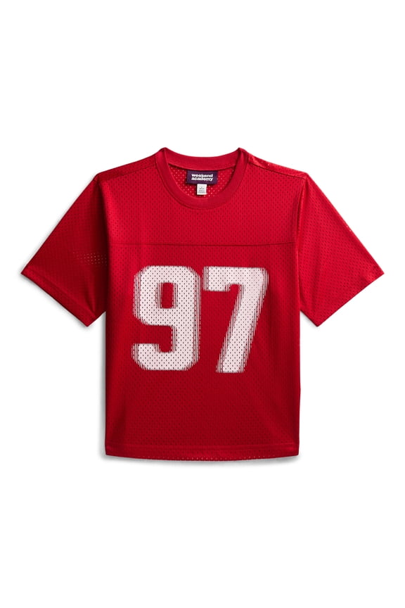 Boys Mesh Football Jersey, Sizes XS – XXL