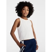 Girls French Terry Tank Top, Sizes 4-18