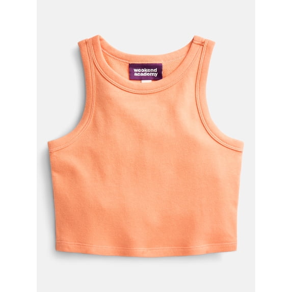 Weekend Academy Girls French Terry Tank Top, Sizes 4-18