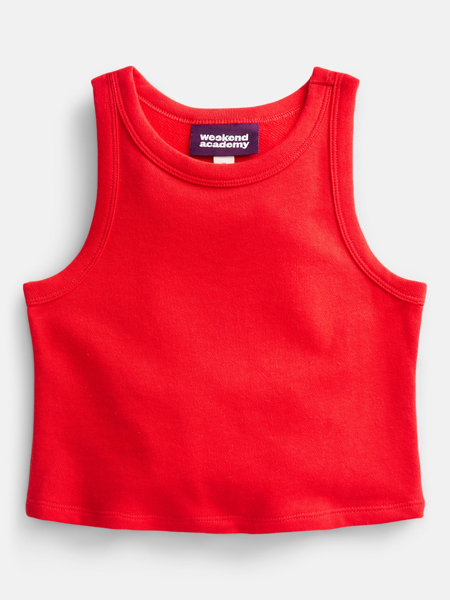 Weekend Academy Girls French Terry Tank Top, Sizes 4-18 - Walmart.com