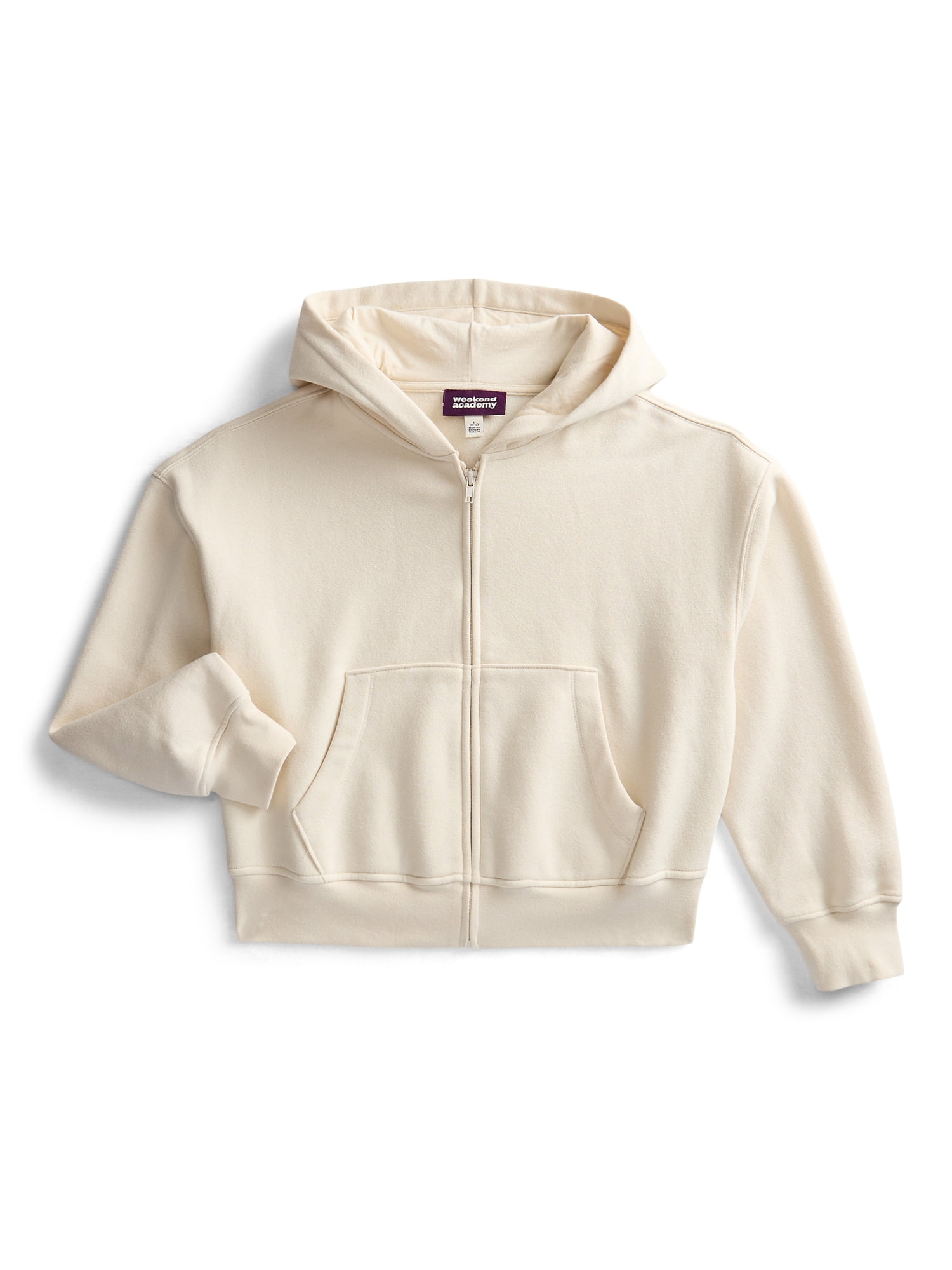 Weekend Academy Boys Fleece Full Zip Hoodie, Sizes 4-18