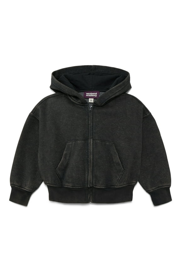 Boys Fleece Zip Up Hoodie, Sizes 4-18