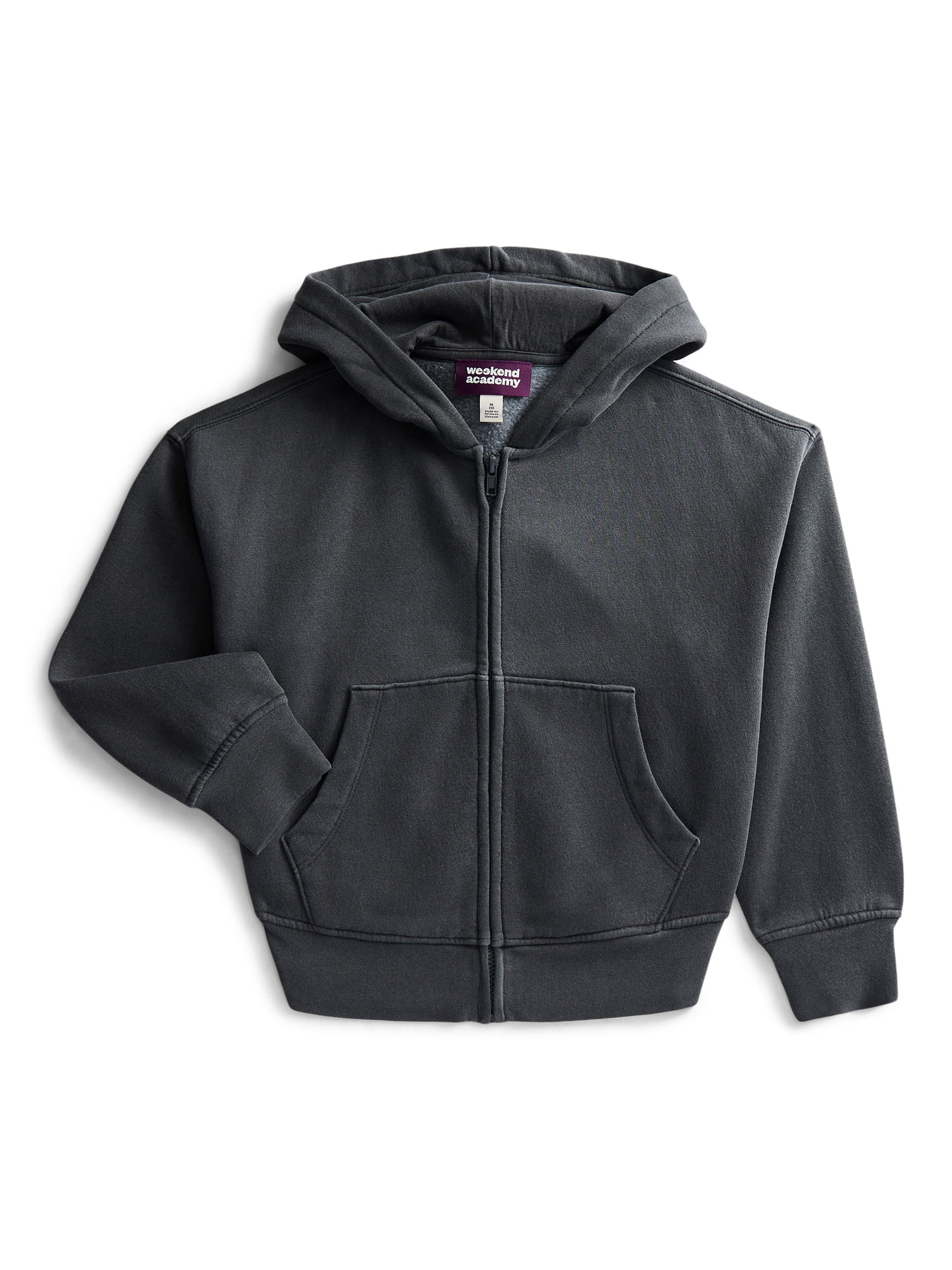 Weekend Academy Boys Fleece Full Zip Hoodie, Sizes 4-18
