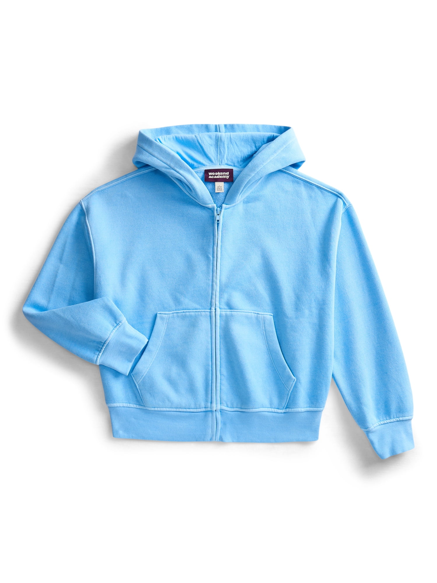Weekend Academy Boys Fleece Full Zip Hoodie, Sizes 4-18