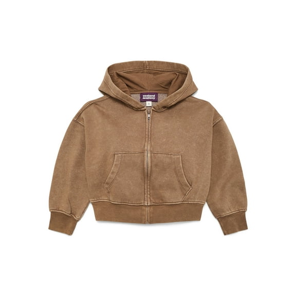 Weekend Academy Boys Fleece Zip Up Hoodie, Sizes 4-18