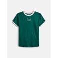 thumbnail image 1 of Weekend Academy Girls Graphic Baby Tee with Short Sleeves, Sizes 4-18, 1 of 4