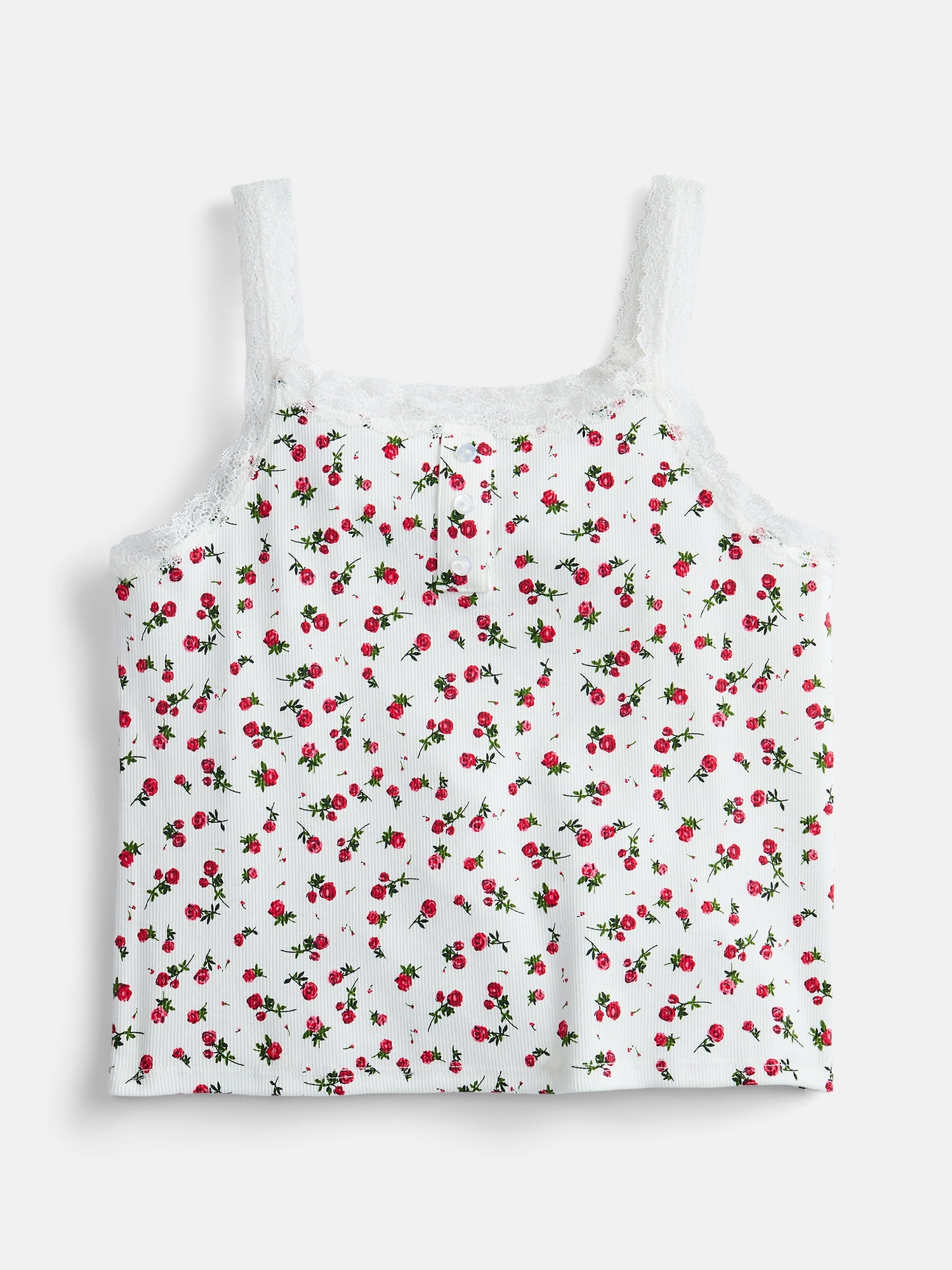 Weekend Academy Girls Henley Tank Top, Sizes 4-18