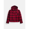 thumbnail image 1 of Weekend Academy Boys Hooded Cotton Flannel Shirt, Sizes 4-18, 1 of 3