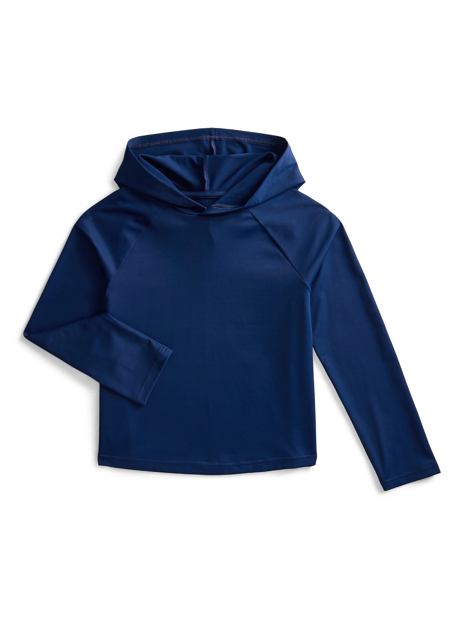 Weekend Academy Boys Hooded Rash Guard with Long Sleeves, Sizes 4-18 & Husky