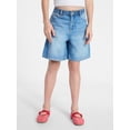 thumbnail image 1 of Weekend Academy Girls Cotton Jean Shorts, Sizes 5-18, 1 of 5