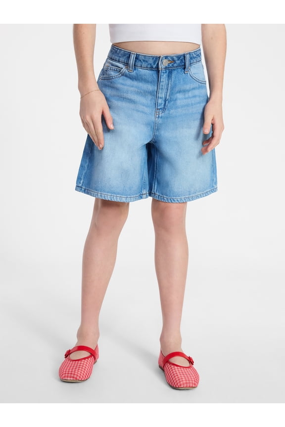 Girls Cotton Jean Shorts, Sizes 5-18
