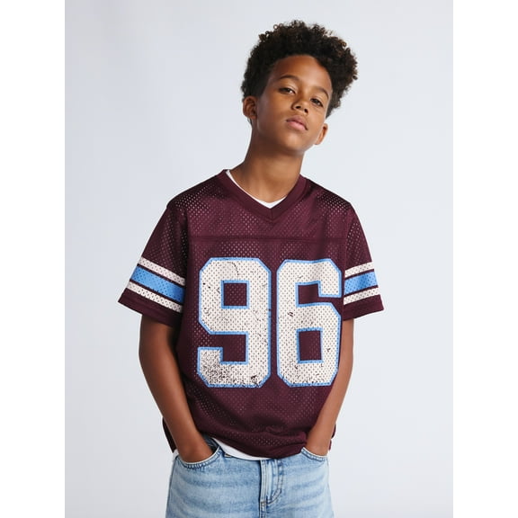 Weekend Academy Boys Mesh Football Jersey, Sizes 4-18