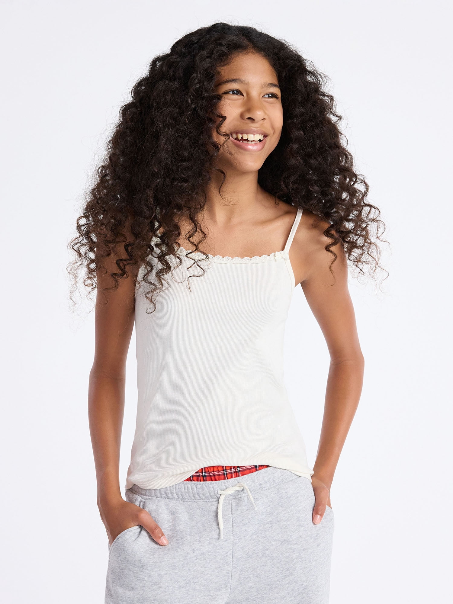 Weekend Academy Girls Knit Cami Tank Top, Sizes 4-18