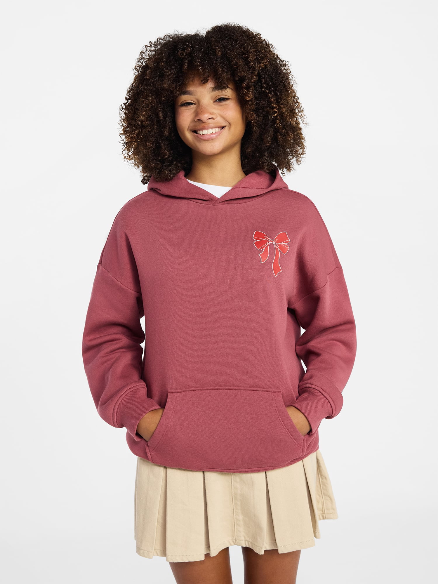 Weekend Academy Girls Graphic Hoodie, Sizes 4-18 - Walmart.com