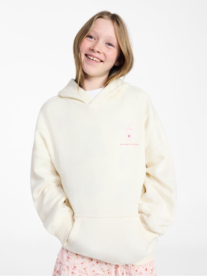 Weekend Academy Girls Graphic Hoodie, Sizes 4-18 - Walmart.com