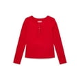 thumbnail image 1 of Weekend Academy Girls Henley Tee with Long Sleeves, Sizes 4-18, 1 of 3
