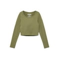 thumbnail image 1 of Weekend Academy Girls Seamless Top with Long Sleeves, Sizes 4-18, 1 of 3