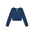 thumbnail image 1 of Weekend Academy Girls Seamless Top with Long Sleeves, Sizes 4-18, 1 of 3