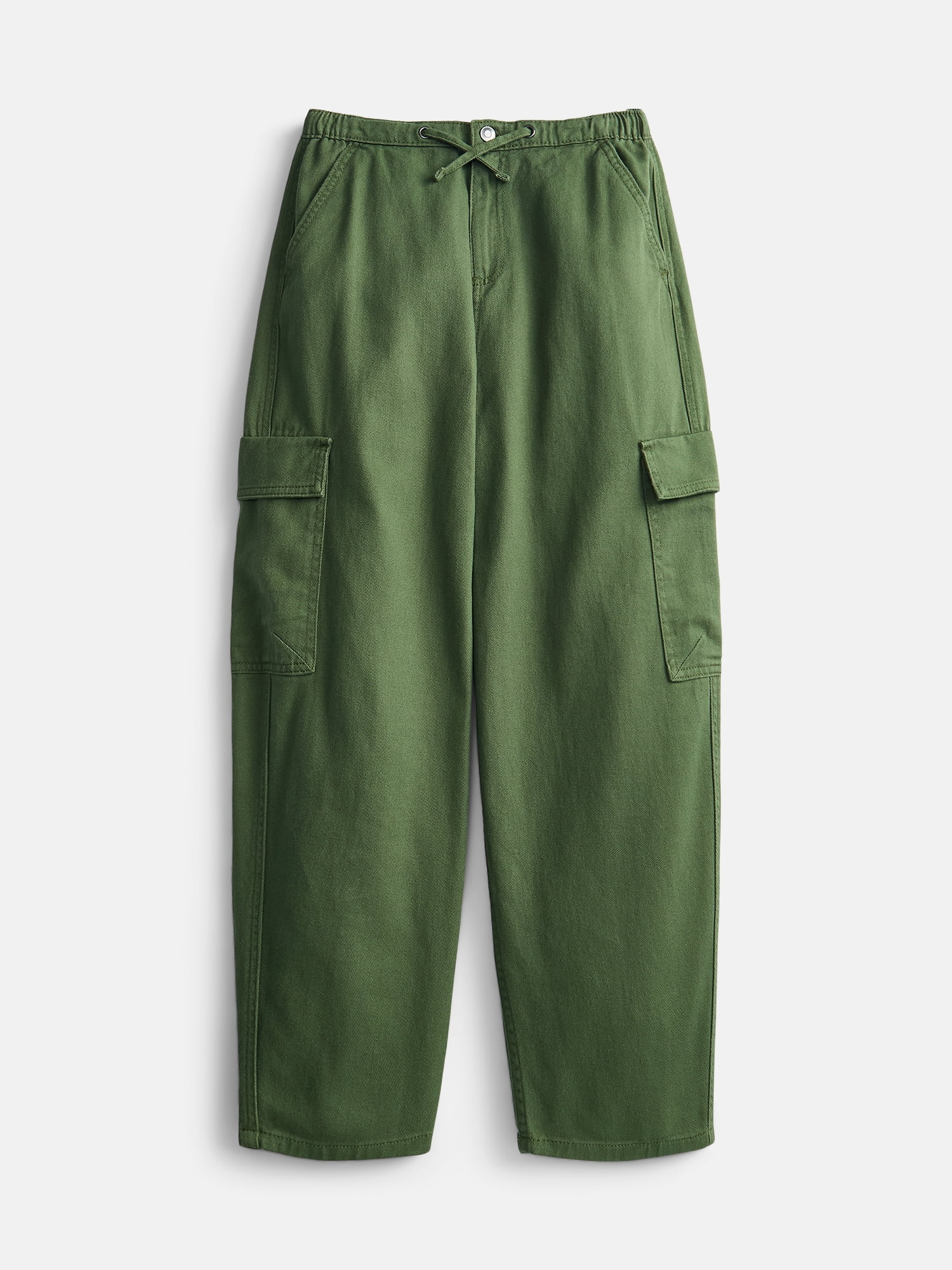 Weekend Academy Girls Cotton Cargo Parachute Pants, Sizes 4-18