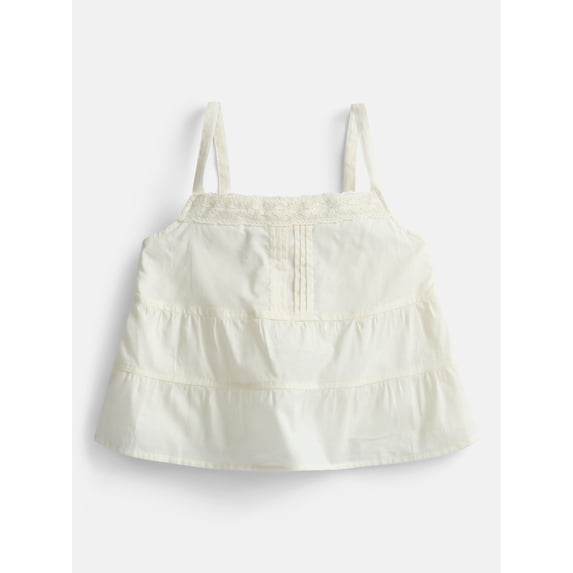 Weekend Academy Girls Pintuck Cotton Tank Top, Sizes 4-18