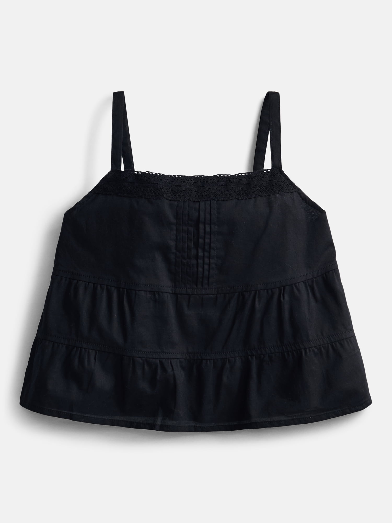 Weekend Academy Girls Pintuck Cotton Tank Top, Sizes 4-18
