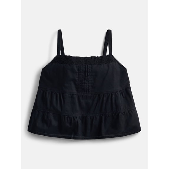 Weekend Academy Girls Pintuck Cotton Tank Top, Sizes 4-18