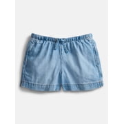 Weekend Academy Girls Pull-On Jean Shorts, Sizes 4-18