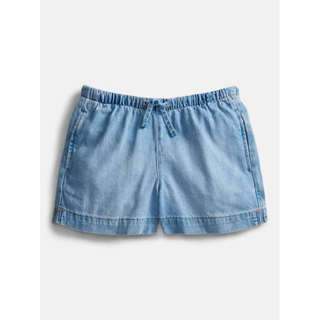 Weekend Academy Girls Pull-On Jean Shorts, Sizes 4-18