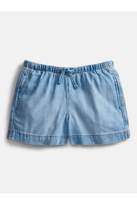 Girls Pull-On Jean Shorts, Sizes 4-18
